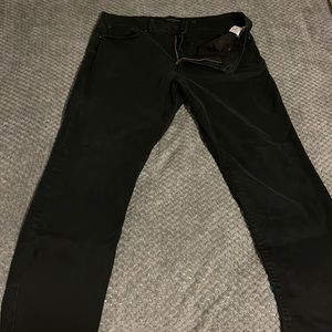 Lucky Brand 121 slim straight black jeans 36/32